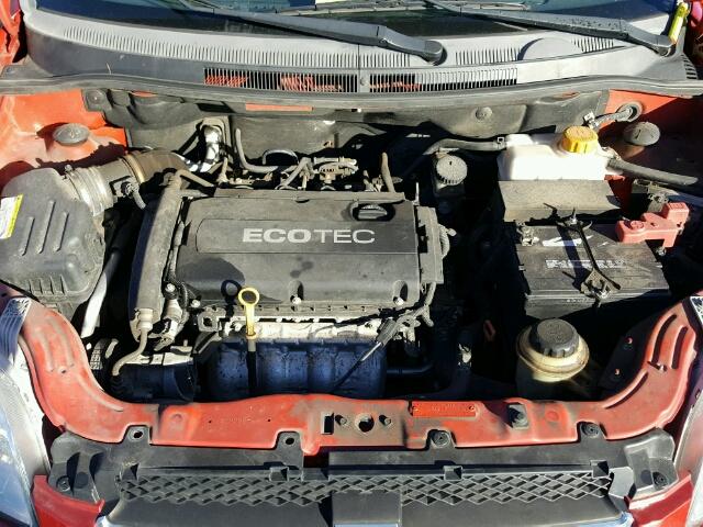 KL1TD5DEXBB192174 - 2011 CHEVROLET AVEO LS 红色 照片 7