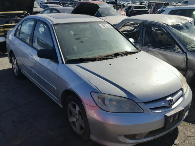 2HGES26794H610630 - 2004 HONDA CIVIC EX SILVER photo 1