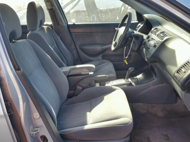 2HGES26794H610630 - 2004 HONDA CIVIC EX SILVER photo 5