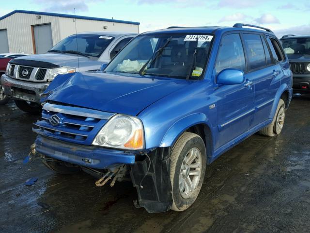 JS3TX92V344111695 - 2004 SUZUKI XL7 EX BLUE photo 2