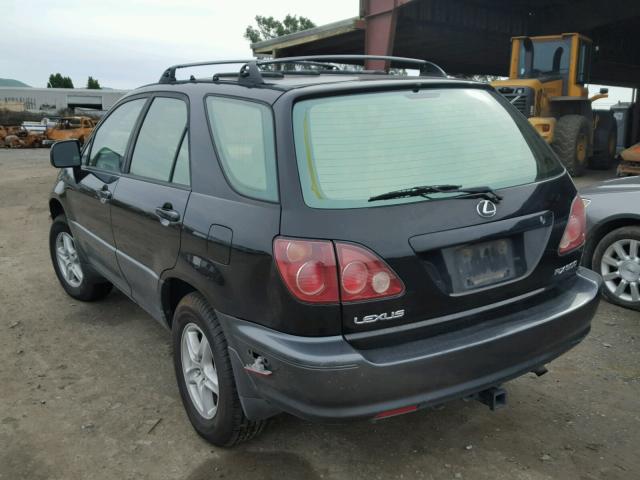 JT6HF10U3X0013272 - 1999 LEXUS RX 300 BLACK photo 3