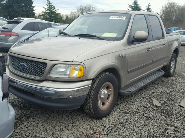 1FTRW07L41KB38782 - 2001 FORD F150 SUPER GOLD photo 2