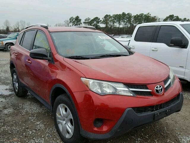 2T3ZFREV7DW039457 - 2013 TOYOTA RAV4 LE RED photo 1