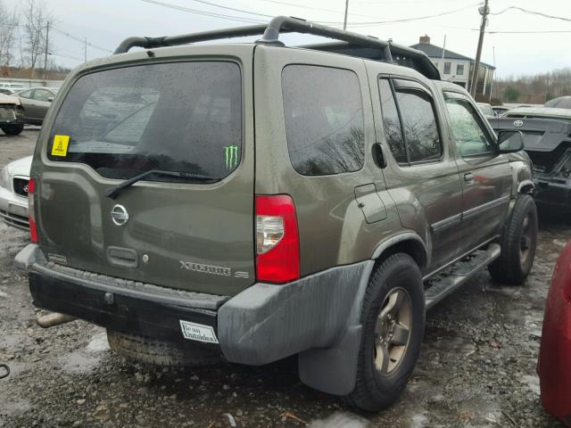 5N1ED28Y53C656094 - 2003 NISSAN XTERRA XE GREEN photo 4