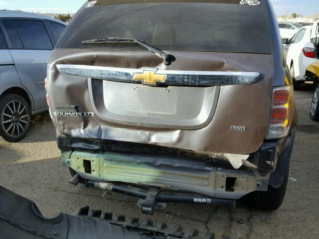 2CNDL83F986313604 - 2008 CHEVROLET EQUINOX LT GRAY photo 9