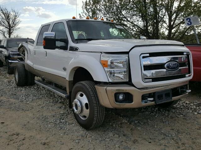 1FT8W4DT1CEB95319 - 2012 FORD F450 WHITE photo 1