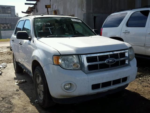 1FMCU0D76AKC17739 - 2010 FORD ESCAPE XLT WHITE photo 1