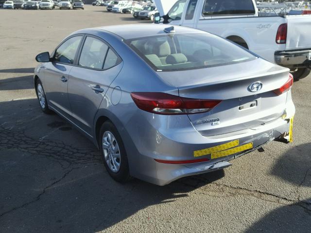 5NPD74LFXHH127809 - 2017 HYUNDAI ELANTRA SE GRAY photo 4