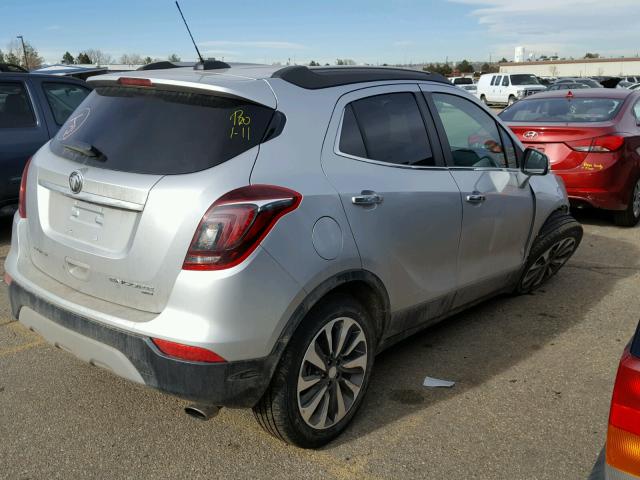 KL4CJGSB2JB524056 - 2018 BUICK ENCORE ESS SILVER photo 4