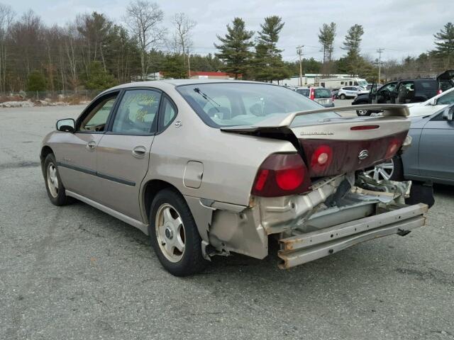 2G1WH55K429342837 - 2002 CHEVROLET IMPALA LS GOLD photo 3