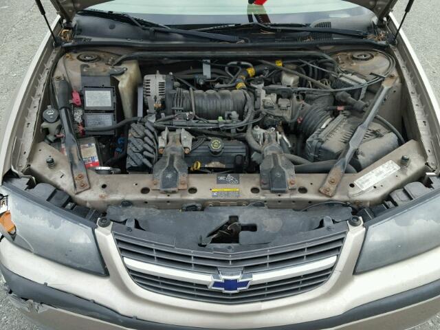 2G1WH55K429342837 - 2002 CHEVROLET IMPALA LS GOLD photo 7