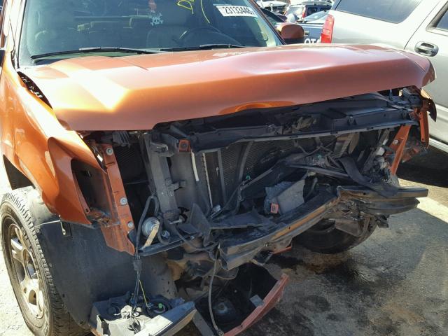 3GNEK12357G111332 - 2007 CHEVROLET AVALANCHE ORANGE photo 9