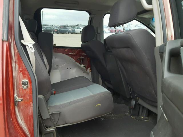 1N6AA07B35N504834 - 2005 NISSAN TITAN XE RED photo 6