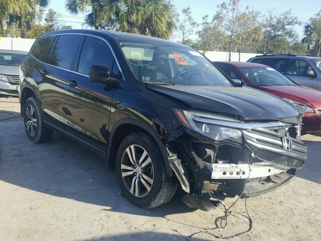 5FNYF5H57GB005478 - 2016 HONDA PILOT EXL BLACK photo 1