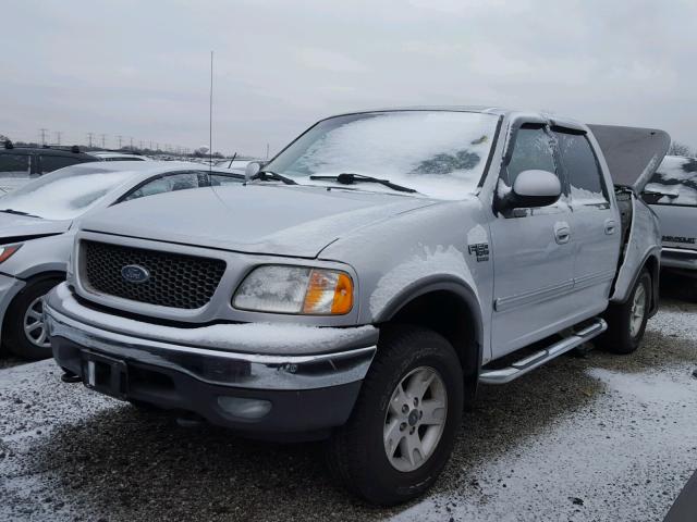 1FTRW08L13KA82561 - 2003 FORD F150 SUPER SILVER photo 2