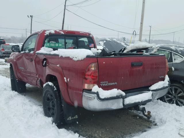 5TEPX42N86Z168388 - 2006 TOYOTA TACOMA RED photo 3