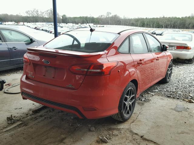 1FADP3F21FL353724 - 2015 FORD FOCUS SE RED photo 4