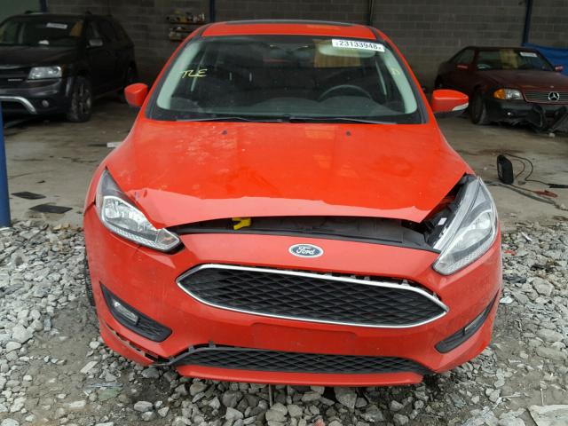 1FADP3F21FL353724 - 2015 FORD FOCUS SE RED photo 9