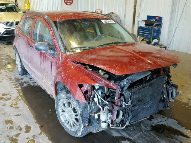 1B3HB28BX7D522850 - 2007 DODGE CALIBER MAROON photo 1