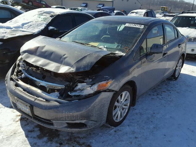 19XFB2F89CE020773 - 2012 HONDA CIVIC EX GRAY photo 2