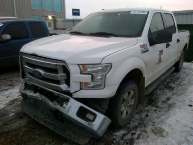 1FTFW1EF9FFC07987 - 2015 FORD F150 SUPER WHITE photo 2