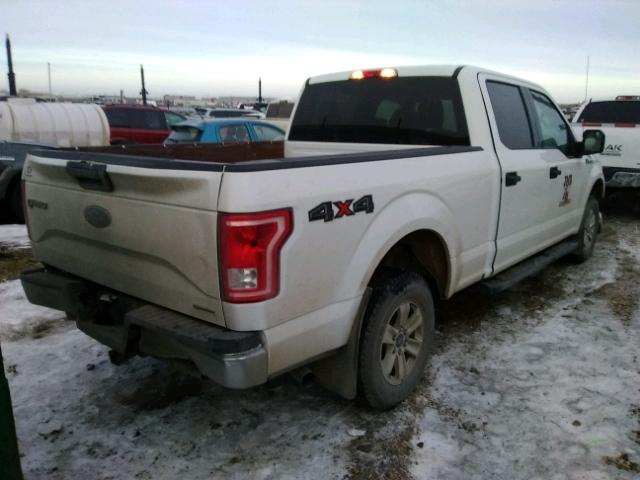 1FTFW1EF9FFC07987 - 2015 FORD F150 SUPER WHITE photo 4