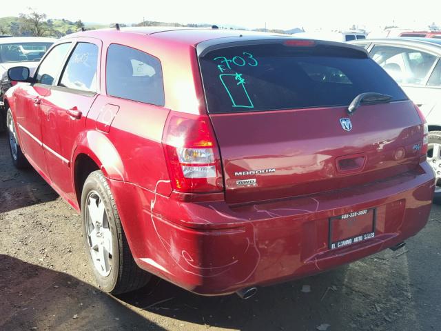 2D4GZ572X6H439707 - 2006 DODGE MAGNUM R/T RED photo 3