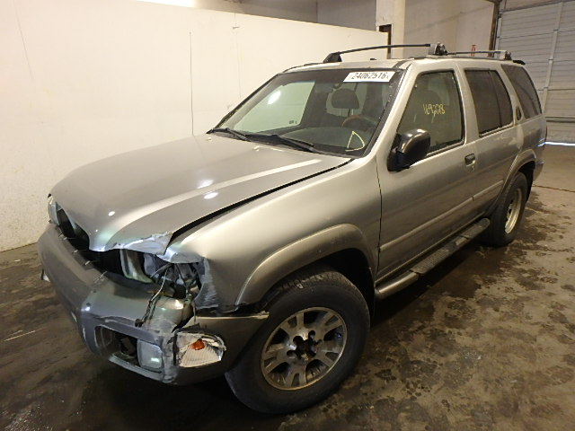 JN8DR07Y91W516783 - 2001 NISSAN PATHFINDER SILVER photo 2