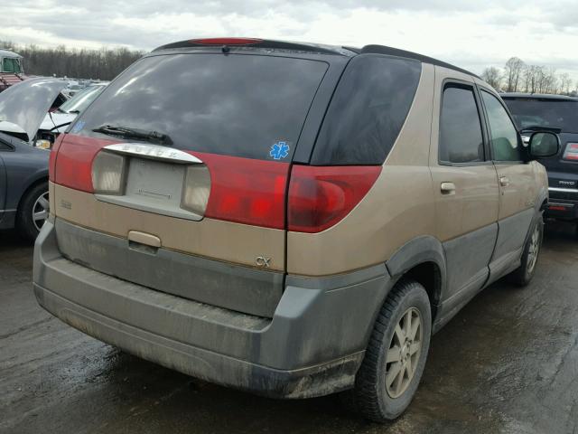 3G5DA03EX2S585579 - 2002 BUICK RENDEZVOUS GOLD photo 4