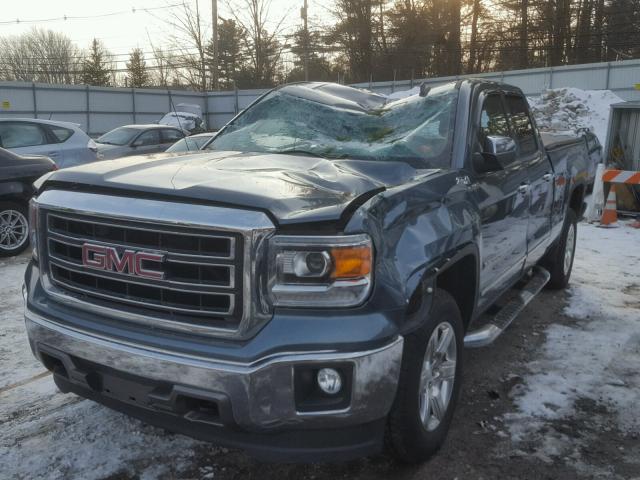 1GTV2VEC7EZ226930 - 2014 GMC SIERRA K15 BLUE photo 2