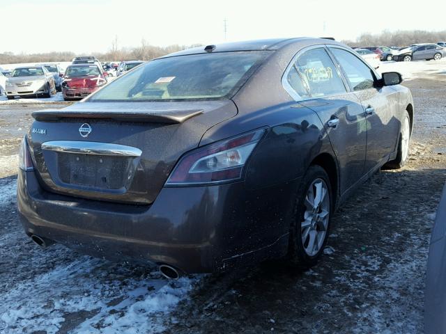 1N4AA5AP3CC831477 - 2012 NISSAN MAXIMA S BROWN photo 4