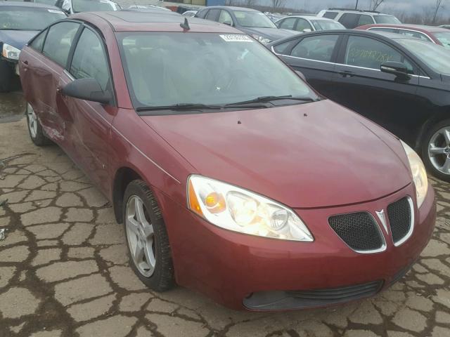 1G2ZG57N694118873 - 2009 PONTIAC G6 BURGUNDY photo 1