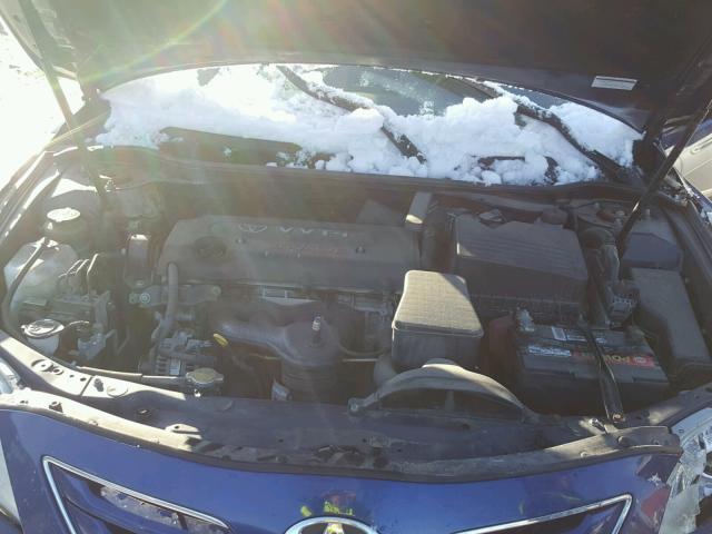 JTNBE46K873018941 - 2007 TOYOTA CAMRY NEW BLUE photo 7