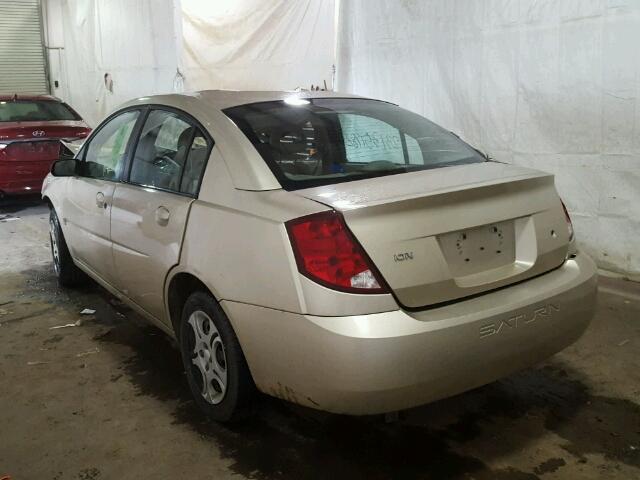 1G8AJ52F34Z191179 - 2004 SATURN ION LEVEL TAN photo 3