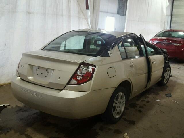 1G8AJ52F34Z191179 - 2004 SATURN ION LEVEL TAN photo 4