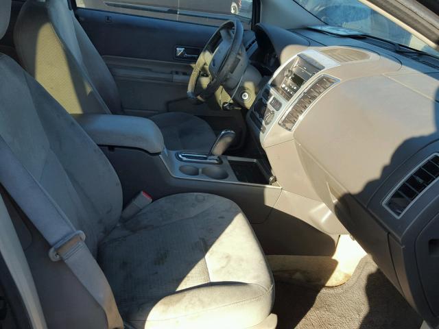 2FMDK38C18BA65473 - 2008 FORD EDGE SEL BLACK photo 5