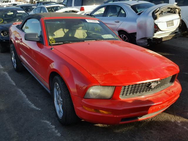 1ZVHT84NX85169405 - 2008 FORD MUSTANG RED photo 1