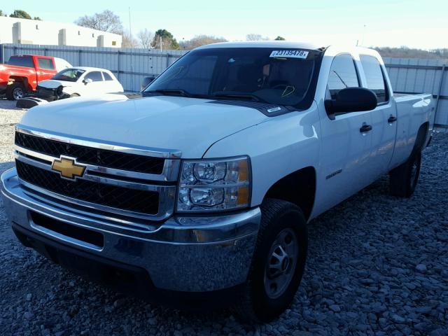 1GC1KVCG0CF196284 - 2012 CHEVROLET SILVERADO WHITE photo 2