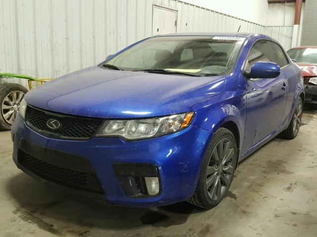 KNAFW6A32C5615111 - 2012 KIA FORTE SX BLUE photo 2