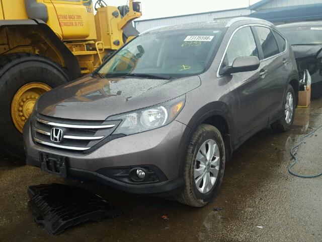 5J6RM4H77CL075814 - 2012 HONDA CR-V EXL CHARCOAL photo 2