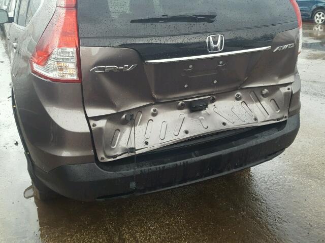 5J6RM4H77CL075814 - 2012 HONDA CR-V EXL CHARCOAL photo 9