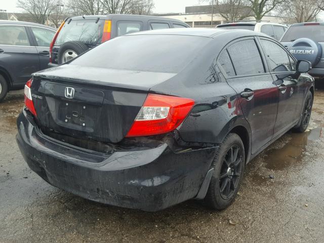 19XFB2F91CE026298 - 2012 HONDA CIVIC EXL BLACK photo 4