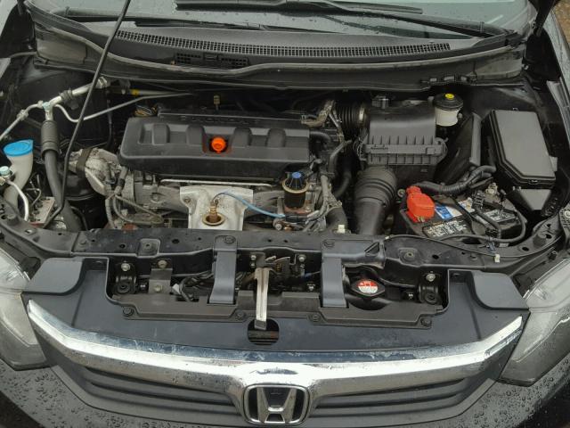19XFB2F91CE026298 - 2012 HONDA CIVIC EXL أسود صورة 7