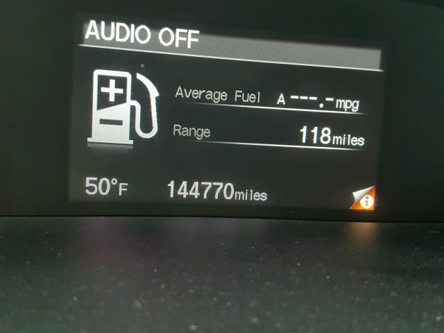 19XFB2F91CE026298 - 2012 HONDA CIVIC EXL أسود صورة 8