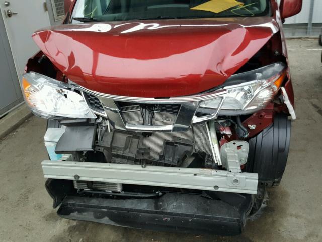 3N6CM0KN9HK710252 - 2017 NISSAN NV200 2.5S RED photo 7