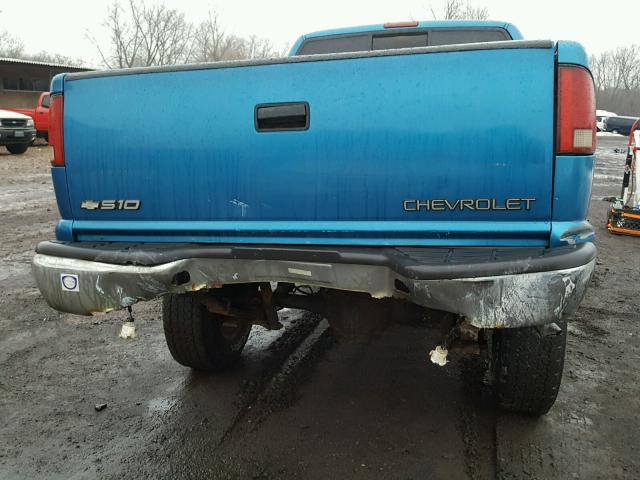 1GCDT19W5YK161420 - 2000 CHEVROLET S TRUCK S1 BLUE photo 9