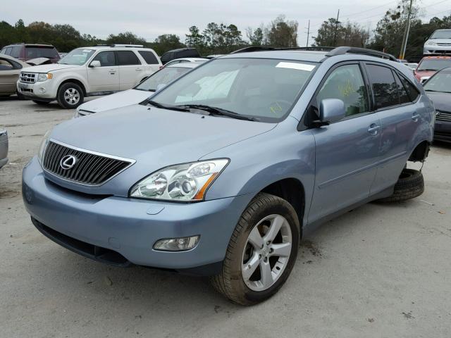 JTJGA31U540015031 - 2004 LEXUS RX 330 BLUE photo 2