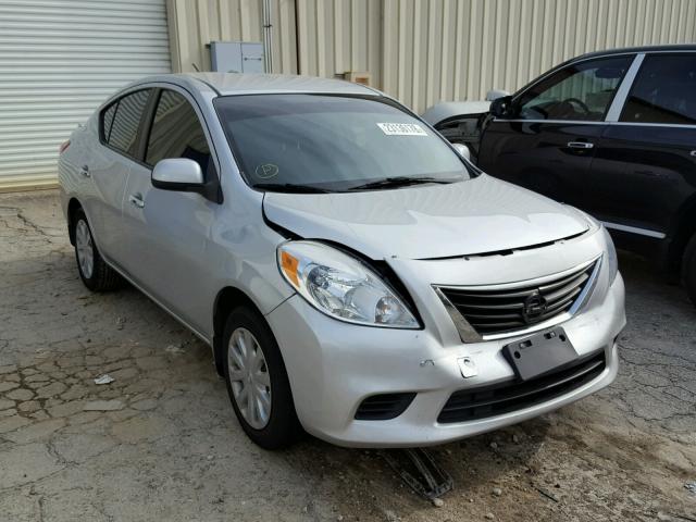 3N1CN7AP6DL894830 - 2013 NISSAN VERSA S SILVER photo 1