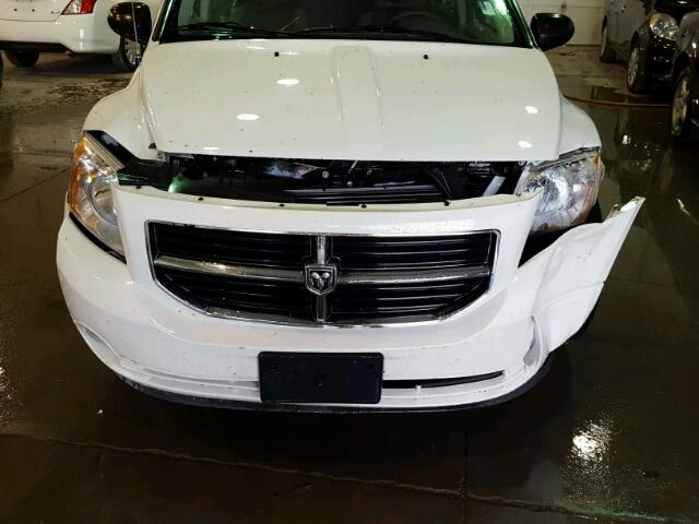 1B3HB48B07D154643 - 2007 DODGE CALIBER SX WHITE photo 9