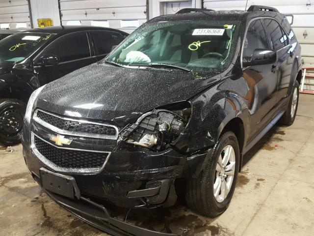 2GNFLFEK7F6339313 - 2015 CHEVROLET EQUINOX LT BLACK photo 2